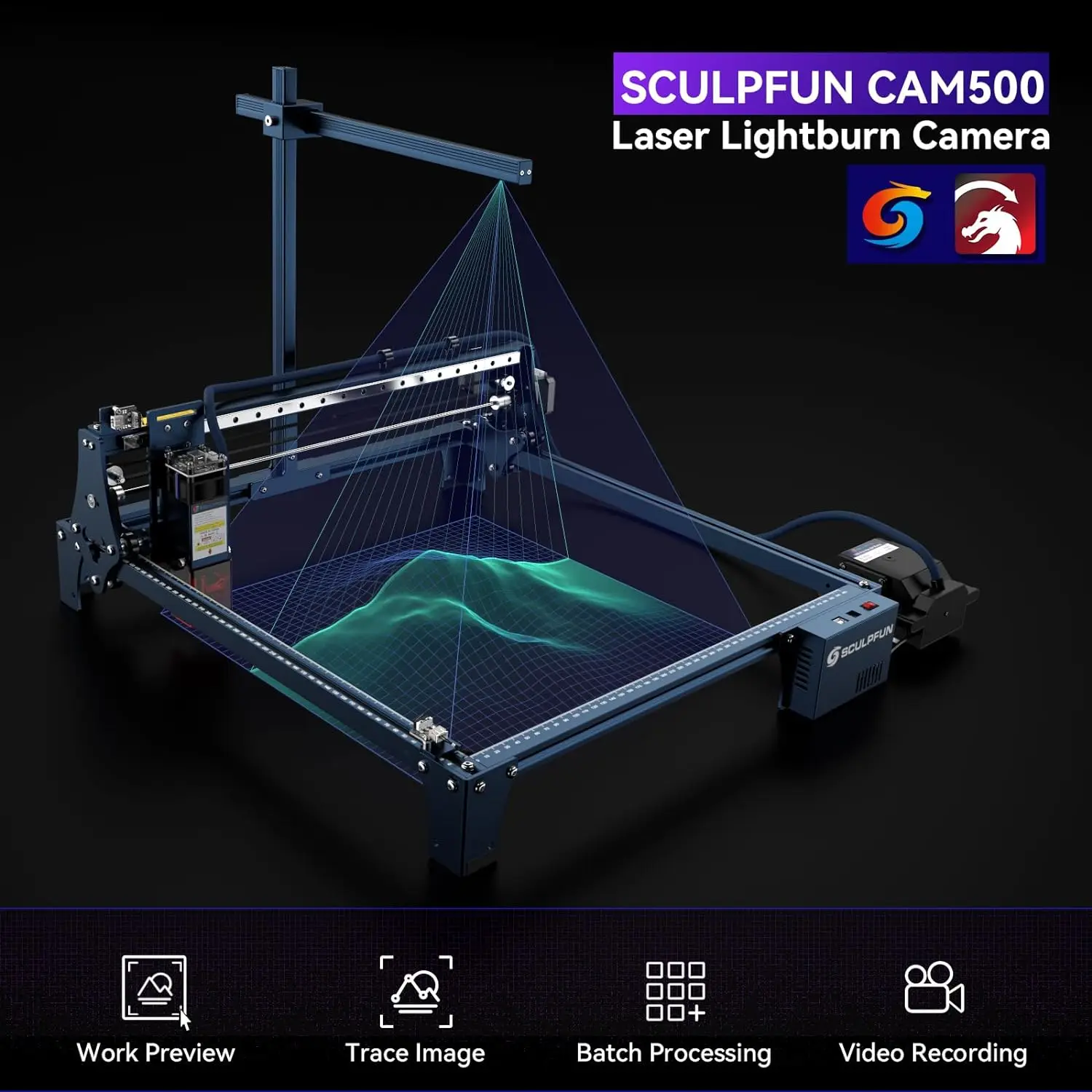 SCULPFUN CAM500 Lightburn Kame – Industrial Laser Engraver Bewertung und Preis